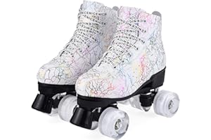 YUDOXN Meteor Patins à roulettes parallèles pour fille et femme, convient pour le graffiti, convient pour les débutants