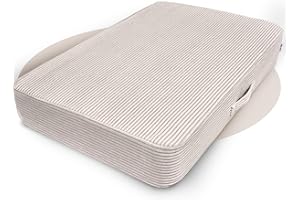 Linodino Hüpfpolster für Kinder 107x70x17cm – Hüpfmatratze Cord-Bezug mit Federkern – Spielmatte zum Hüpfen Toben Spielen Balancieren – Oeko-Tex Standard 100 Zertifiziert & waschbar