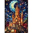 Instarry Diamond Painting 5D | Kit Completo 100x40cm Panorama Naturale | Diamanti Rotondi 26 Facce | Tela HD E Strumenti Inclusi