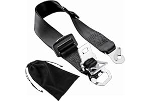 ACBUNGJI 3 in 1 Airplane Seat Belt Extender E-11 Safety Certified - Adjustable 6-32 inches - Upgraded Version UK Plane Seat Belt Extender for all Airplane