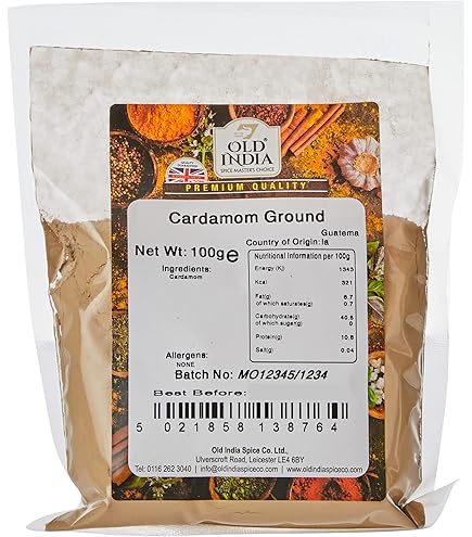 Busy Beans Organic Cardamom Powder  100g  - Certified Organic By Busy Beans Organic 100g