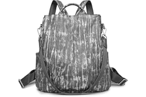 Sea choice Anti Diebstahl Rucksack Damen Weiche Rucksack Schultasche PU Leder Umhängetasche Wasserdicht Schultertasche