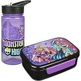 Scooli - Monster High Children's Tableware Gift Set &ndash; Set consisting of Lunch Box and Bottle &ndash; Ideal for School or Nursery &ndash;