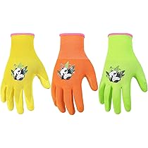 Guanti Da Giardinaggio Per Bambini 3-6 Anni - Guanti Protettivi In Poliuretano Per Lavori All'Aperto - Foto 4