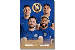 Chelsea FC 2024 A3 Wall Calendar: Original Danilo-Kalender [Mehrsprachig] [Kalender]