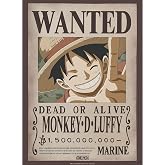 ABYSTYLE GBEye One Piece Poster Wanted Luffy (52 x 38 cm)