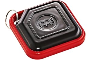 Meinl Percussion Keyring Shaker Gadget – Mini Musical Instrument with Key Ring – ABS Plastic, Black (KRS-BK)
