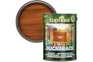 Cuprinol Ducksback Shed & Fence Paint - Autumn Gold - 5L