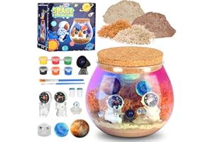 Zestaw do terrarium z dinozaurami Withosent, kreatywna lampka nocna dla dzieci DIY z pilotem, zestaw do rękodzieła w bajkowym ogrodzie z regulowanymi kolorowymi światłami Prezenty dla dziewczynek