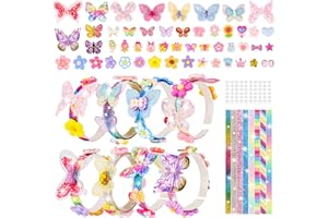 SelfTek Bracelet Making Kit for Girls - Friendship Bracelet Making Kit Craft Kits Gifts for Kids, Christmas Stocking Fillers, Girls Birthday Present, Party Favors Supplies