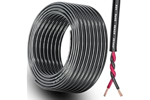 DARKGUARD Cable de 2 Núcleos para Remolque 1,0mm², 10M Cable para Luces de Remolque 12V/24V, Flexible PVC Redondo Cable de Cobre para Vehículo Caravana Camping, Impermeable RoHS & Reach