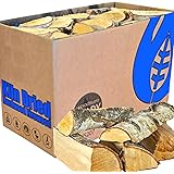 EcoBlaze Ready to Burn Brennholz, getrocknet - Prämie 25 cm Hartholzstämme, getrocknet unter 20% - Kamin, Öfen, Kaminbrenner,