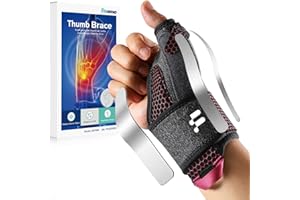 Fitomo Muñequera Dedo Pulgar, Ferula Pulgar 2 en 1 para Tenosinovitis de De Quervains, Artritis, Dedo en Gatillo, Tendinitis, Alivio del Dolor del Túnel Carpiano y Esguince de Pulgar