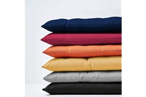 PING BU Coussin de banc 2 ou 3 places - Idéal pour banc de jardin, salle à manger, terrasse, chaise longue ou balancelle - Intérieur (170 x 50 cm, rouge)