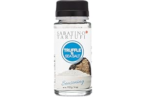 Sabatino Tartufi, Truffle Salt Seasoning ShakerAll Natural Gourmet Sicilian Sea SaltKosher NonGMO 113 g