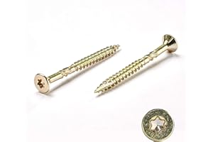 INNONEXXT® vis à aggloméré de qualité supérieure | 3,0 x 40 mm Lot de 500 | avec nervures de fraisage, vis a bois, vis bois torx, vis de terrasse, vis universelles | fabriquées en Allemagne