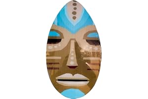 SURF STATE Bob Gnarly Surf 41" Kids Wooden Skimboards (Tribal Brown)