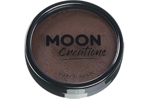 Moon Creations profesjonalna, aktywowana wodą farba do twarzy – ciemnobrązowa