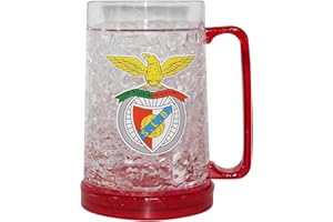 SL Benfica Official Freezer 16oz Tankard for Ice Cold Drinks (16cm in Height)