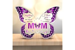 JOYVADO Gifts for Mum on Mothers Day - Butterfly-Shaped Acrylic Decorations - Mum Birthday Gifts from Daughter Son, Presents for Mum on Her Birthday Valentines Day Mothers Day Christmas