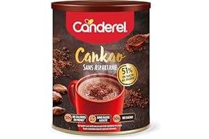 Canderel - Cankao – Poudre de Cacao – 31% de Calories en moins - 52% de sucre en moins – boîte 250 g