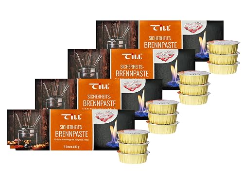 TILL Sicherheits-Brennpaste, 12 Stück