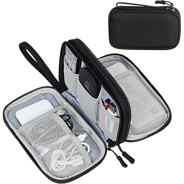 TAMADAA Travel Organizer Pouch for Men | Gadget Organizer Bag with