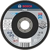 Bosch 2 608 606 924 Slat Disc 125 mm 22.2 mm 80 | for Steel, Stainless Steel, 80 Grit, Professional Accessories Small Grinder