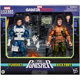 Marvel Legends Series Gamerverse, Punisher and Nick Fury Collectible Action Figures