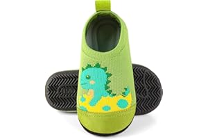 AISEYI Pantofole per bambini, comode e spesse, per bambini, antiscivolo, traspiranti, con parte anteriore resistente all'abrasione, per l'asilo