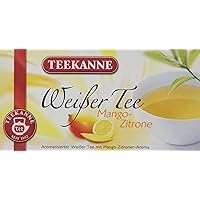 Teekanne Weißer Tee Mango-Zitrone 20 Beutel, 6er Pack