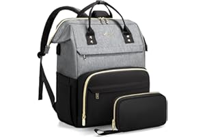 LOVEVOOK Plecak Dla Kobiet Plecak Na Laptopa 15,6/17 Cala, Plecak Szkolny Z Portem Usb, Torba Podróżna Z Zatwierdzeniem Lotu, Elegancki Plecak Do Pracy W Podróży Business Uni Leisure