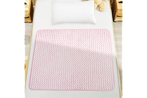 Aolso Cambiador de Bebé,70 * 90cm Almohadilla De Cuna para Bebé,Lavable Cambiador Bebe Plegable Cambiador,Cambiador portatil Bebe,Lavable Portátil Colchón Bebé para Bebés-rosa