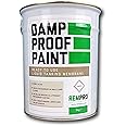 Rempro 5kg White Damp Proof Paint - Internal & External Liquid DPM for Water & Vapour Membrane Proofing Applications