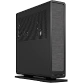 Fractal Design Ridge Black - PCIe 4.0 riser card included - 2x 140mm PWM Aspect fans included - Type C USB - m-ITX PC Gaming