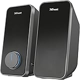 Trust 20179 Arys 2.0 PC Speakers for Computer and Laptop, 28 W, USB Powered, Black, 23x22x13.6