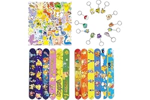 SOANWIND Gaming Party Bag Fillers Gamer Party Favours with Gaming Keychain Party Bags Button Party Supplies Goodie Bag Fillers for Kids Boys