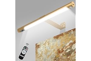 CkeyiN Pro Lampe Murale à Télécommande，Image Lampe LED sans fil,avec 3 modes d’éclairage，avec Detecteur Mouvement minuterie, Lumiere Rechargeable USB pour la fresque les fléchettes Placard