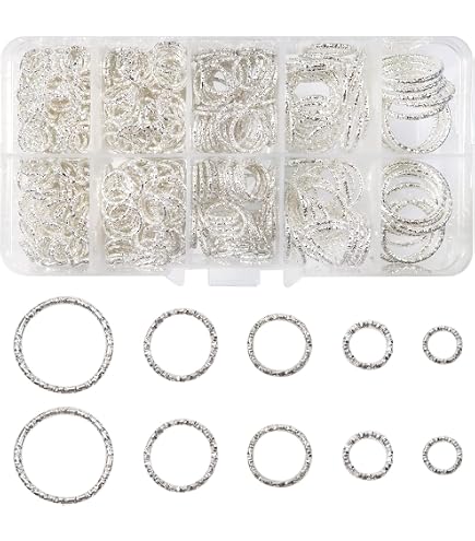 100 Anelli Di Salto Aperti QUARKZMAN – 12 Mm, Metallici, Neri – Connettori O-Ring Per Gioielli Fai Da Te