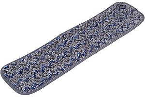 RUBBERMAID COMMERCIAL PRODUCTS Rubbermaid Commercial 1863895 Executive Series HYGEN - Almohadilla para mopa (microfibra, multiusos, 18 pulgadas, una sola cara)