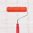 Nichiyo 7'' Patterned Paint Roller for Wall Decoration Classic Brick Embossing Texture Rubber Roller (EG300T)