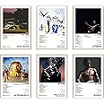 CodersParadise Paper Pack Of 6 - Travis Scott Music Album Art Wall Posters 8X12 Inch (A4 Size) Included Glue Dots Wall Decor Posters Wall Art For Bedroom, Living Room, Office