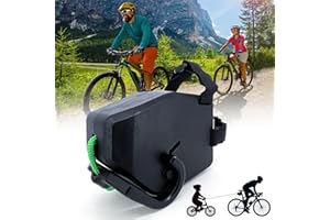 UOQO Retractable Bike Trailer for Kids Universal Bicycle Tow System for Outdoor Portable Bike Pull Rope Cycling Trailer Tools for Child Bike Mountain Bike Motorcycle