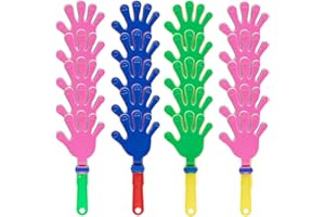 FORYNXHWIN 20 Stück Handklöppel, Krachmacher Handklatscher Kunststoff, Partyspaß Handklatscher, Klapperhand Krachmacher Partygeschenke Gefälligkeiten für Sportveranstaltungen, Konzert Party Zubehör