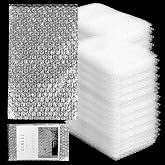 CYEER 100 Pieces Clear Bubble Bags, 15x25cm Bubble Plastic Bags, Bubble Bags, Bubble Wrap Packaging Material for Shipping Pac