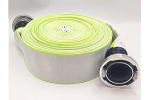 CALEIDO-CONCEPT IDEEN FÜR DEIN LEBEN B-75 | 3 Zoll | 30 Meter Schlauch mit Storz-Kupplungen Bauschlauch Industrieschlauch Flachschlauch Wasserschlauch