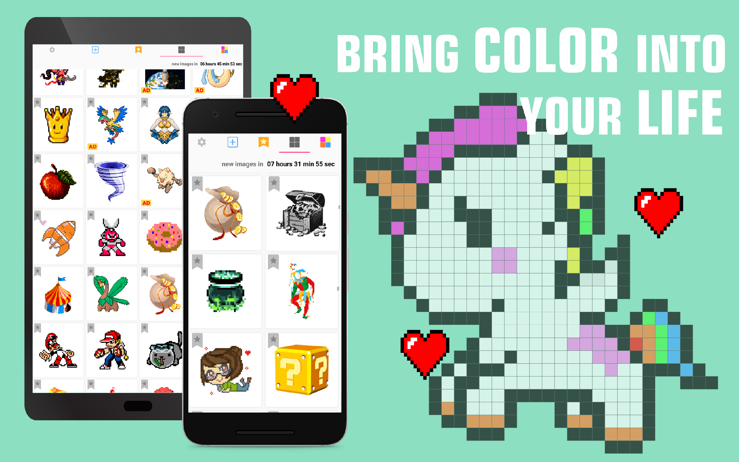 Pixel art color. Pixel art color