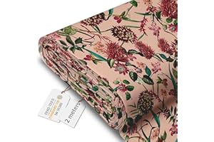 DreamRoots Tela impermeable por metros 600D 220g/m - Tela para tapizar sillas, cojines, sofas - Lona impermeable exterior 160 cm ancho Dark Jungle Pink 2M