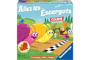 Ravensburger – Allez les escargots - Premier jeu de société pour enfants - Enfant et Parents - de 2 à 6 joueurs à partir de 3 ans - Mixte - 20617 - Version française