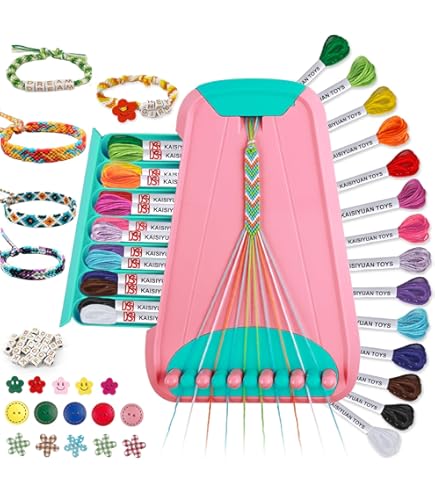 Kit Telai Per Tessitura E Pompon - Multiforme E Multicolore Per Lavoretti - Foto 8